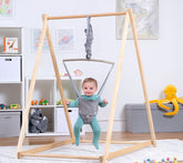 Tulip Foldable Baby Bouncer with Safety Harness | Lightweight & Portable Infant Seat