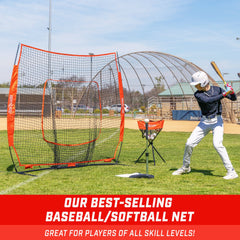 GoSports 7ft x 7 ft Baseball/Softball Practice Net