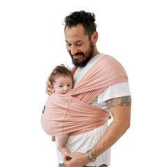 Baby K'tan Active Yoga Baby Carrier in Heather Coral