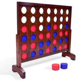GoSports 3 ft Wide Giant 4-in-a-Row Game - Dark Wood