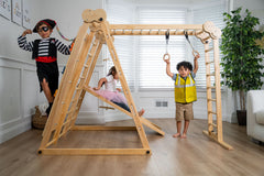 Chestnut 8-in-1 Indoor Jungle Gym