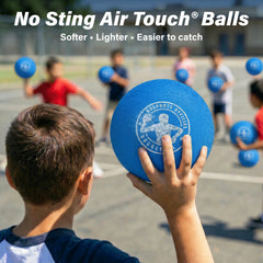 Blue Air Touch No-Sting Dodgeball Balls - 6 Pack