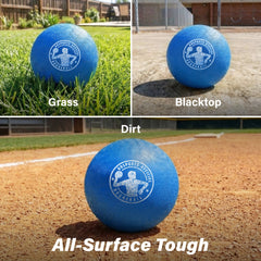 Blue Air Touch No-Sting Dodgeball Balls - 6 Pack