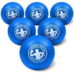 GoSports Air Touch No-Sting Dodgeball Balls - 6 Pack - Blue