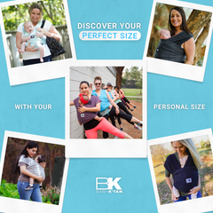 Baby K'tan Active Yoga Baby Carrier in Heather Coral