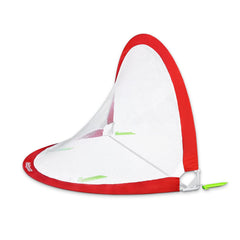 Set of Two Portable Pop-Up Soccer Nets with Agility Training Cones