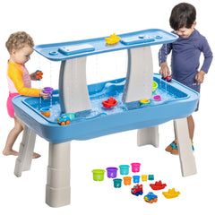Outdoor Water Play Table with Pump for Toddlers Ages 1.5 - 4 Years