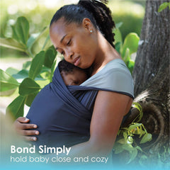 Baby K'tan Active Oasis Baby Carrier in Black-Grey