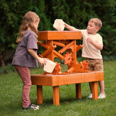 Outdoor Wooden Water Table Playset