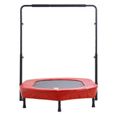 56" Trampoline for Kids Foldable Mini Toddler Trampoline Indoor Outdoor