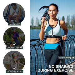 INOXTO Running Bag Waist Bag 7.2 Inch Sports Phone Bag Men Women Waterproof Belt