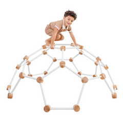 Wooden Climber for Kids by Comfy Cubs (White)