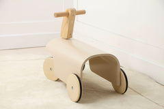 Wooden Ride-On Push Balance Toy with Wheels
