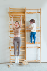 Neem Swedish Wall Ladder & Indoor Wooden Climber for Kids