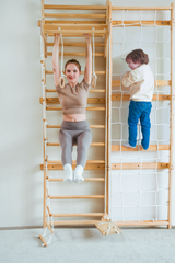 Neem Swedish Wall Ladder & Indoor Wooden Climber for Kids