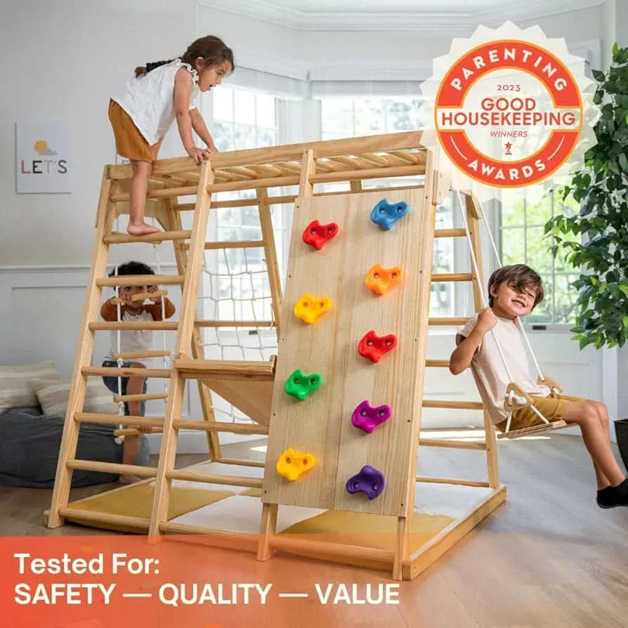 Magnolia Real Wood 7-in-1 Indoor Playset