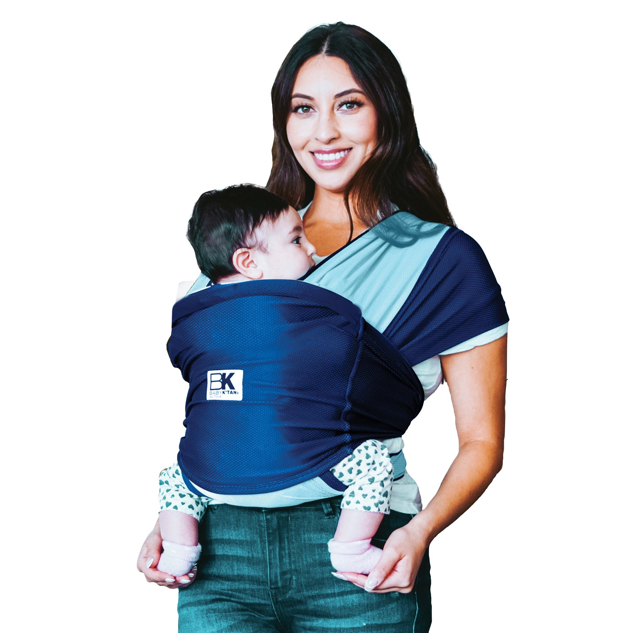 Baby K'tan Active Oasis Baby Carrier in Black-Grey