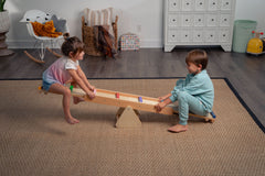 Willow- Rainbow Seesaw and Balance Beam.