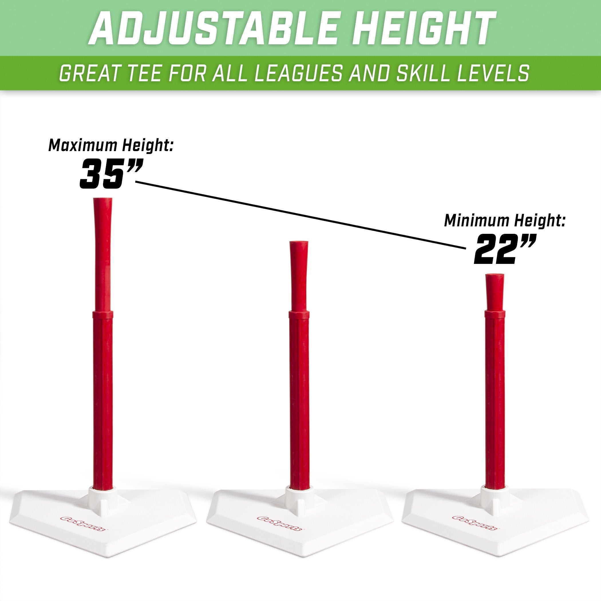 GoSports Baseball & Softball Batting Tee