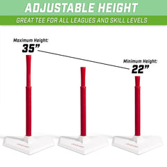 GoSports Baseball & Softball Batting Tee