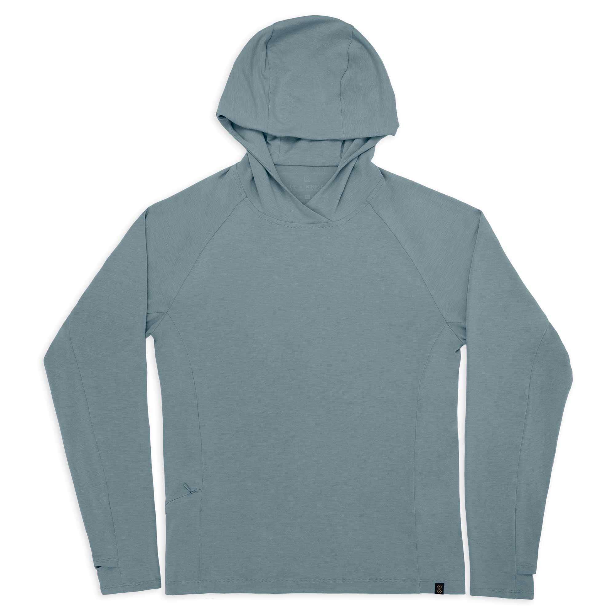 CHASER - Mens UV Hoodie - Medium Grey