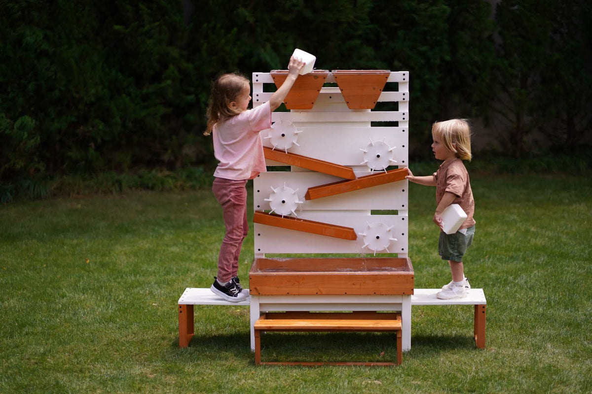 Large Wooden Multi-Level Sensory Play Water Table