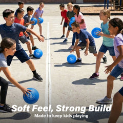 Blue Air Touch No-Sting Dodgeball Balls - 6 Pack