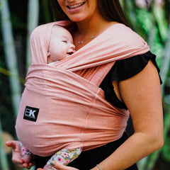 Baby K'tan Active Yoga Baby Carrier in Heather Coral