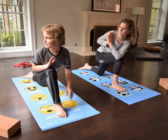 Kid's Sticky Yoga Mat with Designs and Colors