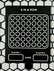 Travel Size 4 In A Row Chalkboard Game