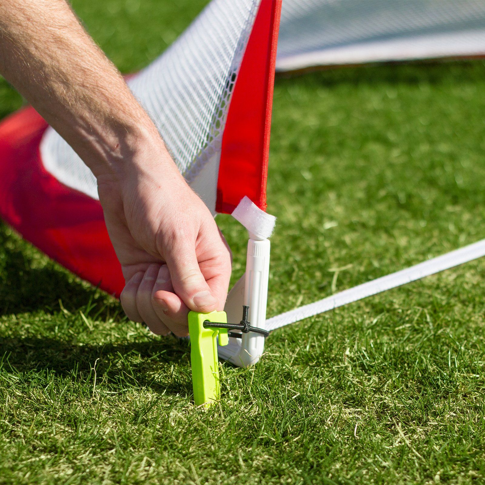 GoSports 4 ft  Portable Pop-Up Soccer Goals Backyard