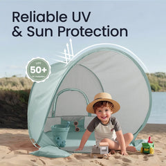 Tiny Land® Sunny Day Beach Tent - Seafoam Green