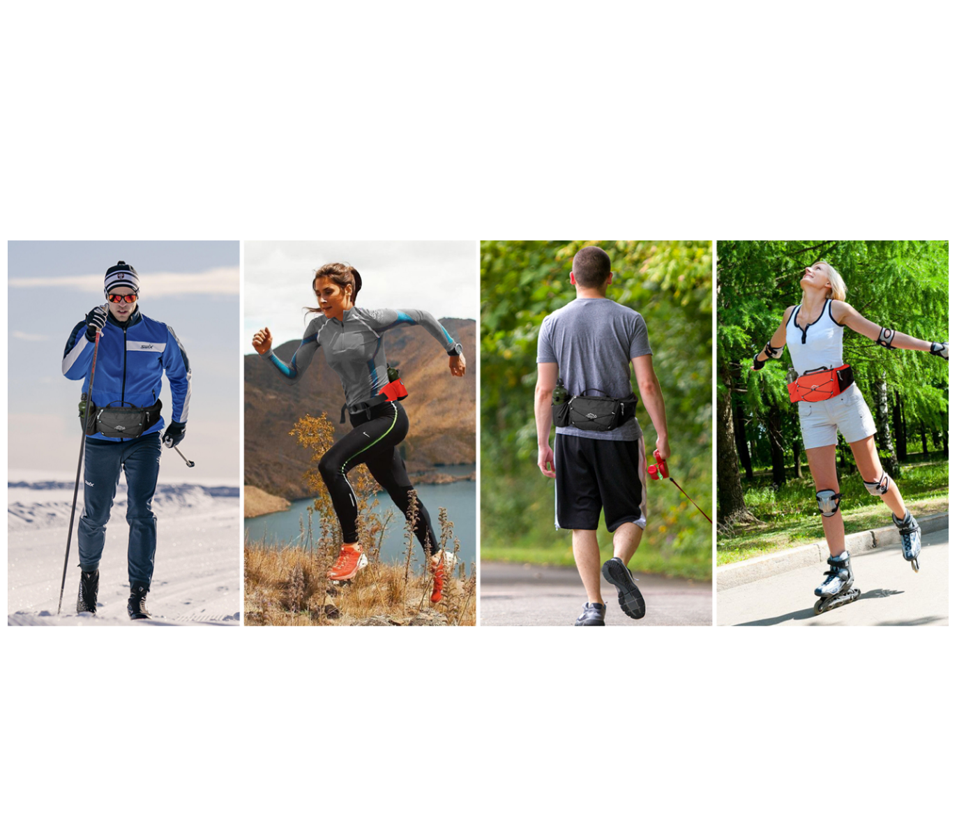 INOXTO Slim Running Belt Fanny Pack