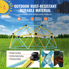 6FT Geometric Dome Climber Play Center for Kids 3 to 9 Years Old