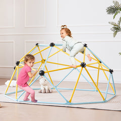 6FT Geometric Dome Climber Play Center for Kids 3 to 9 Years Old