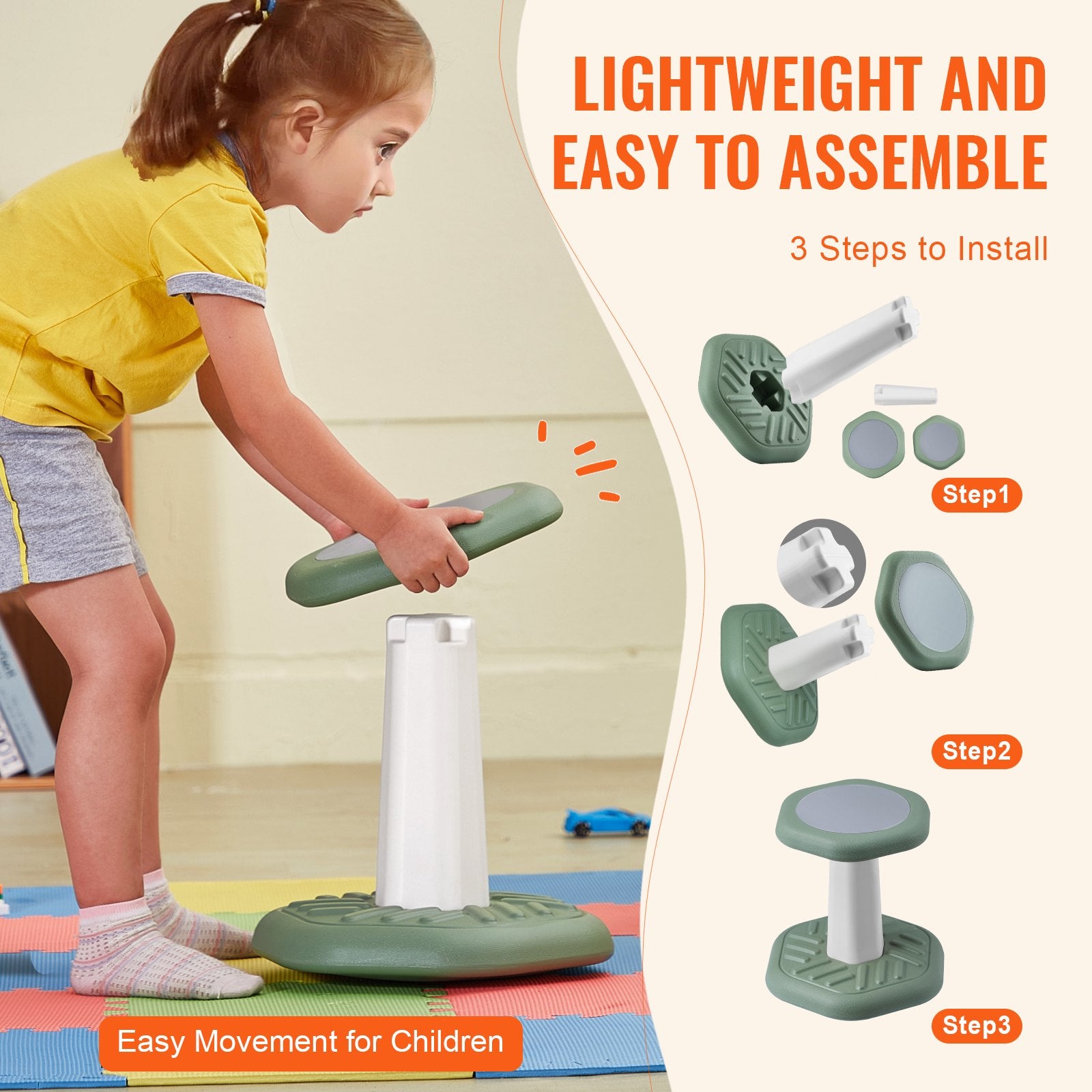 Kids Wobble Chair with Sponge Cushion