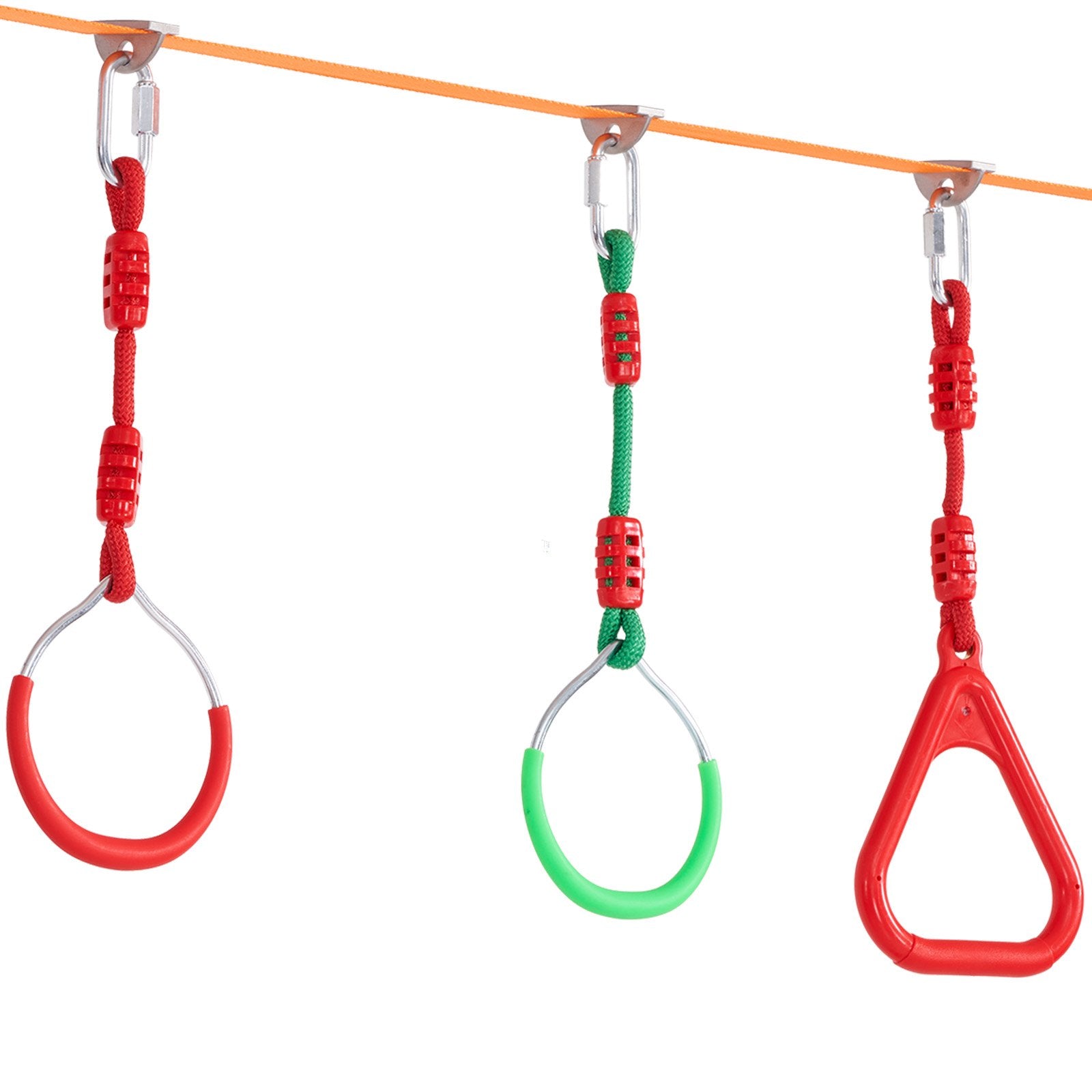 Ninja Warrior Obstacle Course Set with 12 Obstacles for Kids
